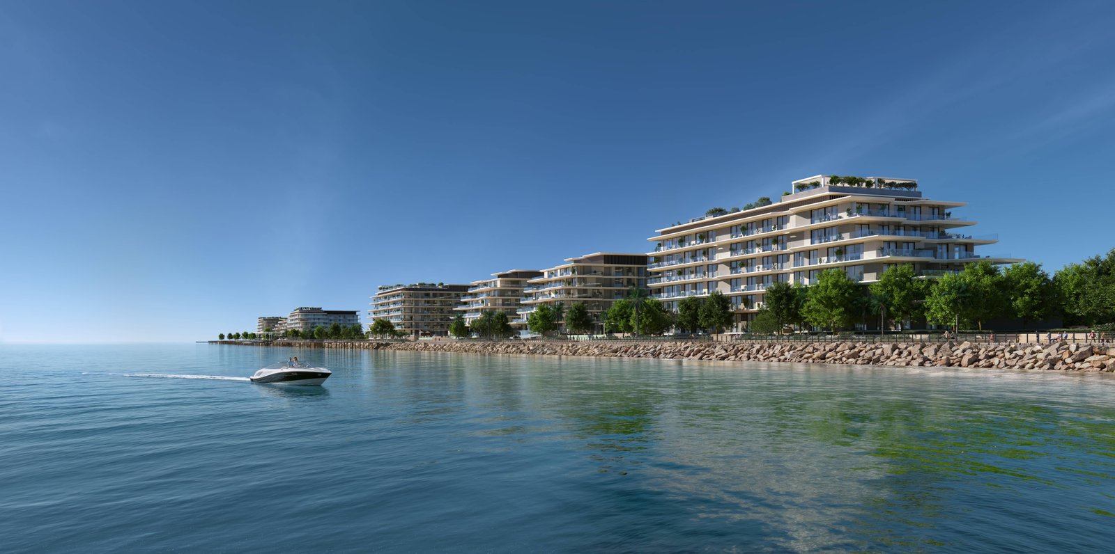 Bashayer Residences contemporary waterfront community at Hudayriyat Island Abu Dhabi